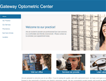 Tablet Screenshot of gatewayoptometric.com